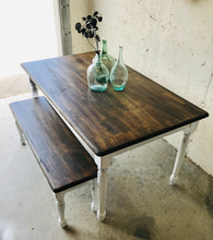 Load image into Gallery viewer, Perfect Farmhouse Table &amp; Bench