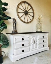 Load image into Gallery viewer, Stunning Large Vintage Farmhouse Buffet