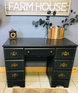 Classy Black Farmhouse Desk (no chair)