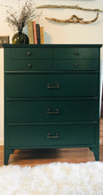 Load image into Gallery viewer, Modern Farmhouse Green Chest of Drawers