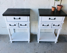 Load image into Gallery viewer, Perfect Rustic Farmhouse Nightstand Set