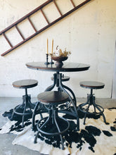 Load image into Gallery viewer, Industrial Adjustable Table &amp; Stools (5pc)