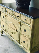 Load image into Gallery viewer, Extra Chippy &amp; Distressed Antique Farmhouse Dresser or Buffet