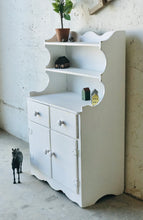 Load image into Gallery viewer, Adorable Vintage Mini Farmhouse Hutch