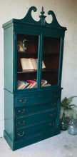 Load image into Gallery viewer, Chippy &amp; Distressed Antique China Cabinet