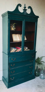 Chippy & Distressed Antique China Cabinet