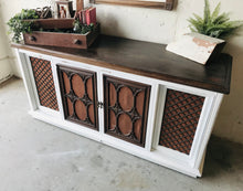 Load image into Gallery viewer, Retro Converted Vintage Stereo TV Stand