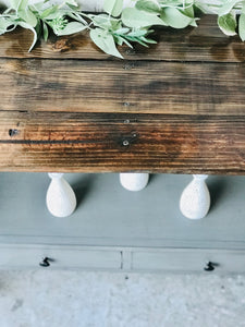 Beautiful Farmhouse Entryway Table or Coffee Bar