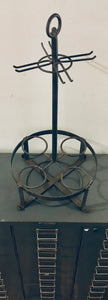 Vintage Iron Jar Holder & Hanger