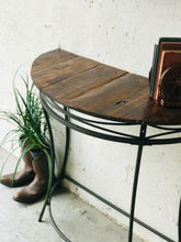 Load image into Gallery viewer, Small Lightweight Half Moon Entryway Table