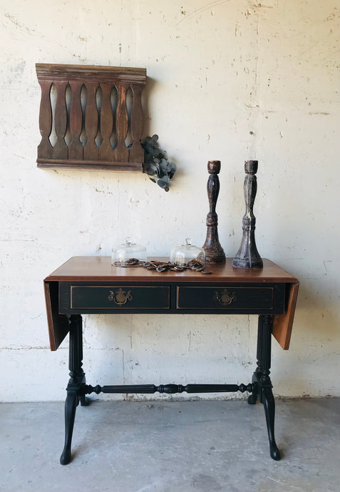 Stunning Vintage Drop Leaf Server or Entryway Table