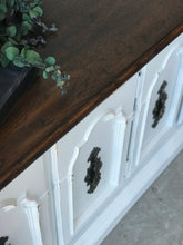 Load image into Gallery viewer, Stunning Vintage Farmhouse Credenza, Buffet, or TV Stand