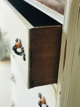 Load image into Gallery viewer, Pretty Vintage Waterfall Chest of Drawers