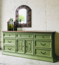 Load image into Gallery viewer, Stunning Large Vintage Buffet, Dresser, or TV Stand