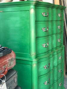 Beautiful Serpentine Tall Chest of Drawers