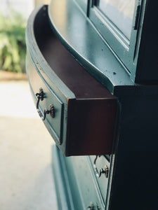 Chippy & Distressed Antique China Cabinet