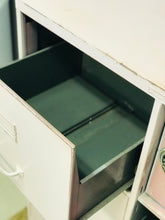 Load image into Gallery viewer, Vintage Industrial Metal File Cabinet &amp; Safe