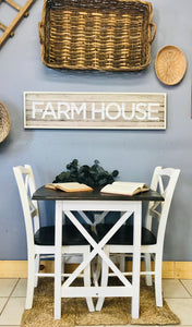 Perfect Farmhouse Nook Table or Double Desk w/Chairs