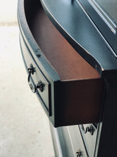 Load image into Gallery viewer, Moody Black Antique China Cabinet