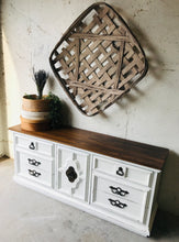 Load image into Gallery viewer, Perfect Vintage Farmhouse Dresser, Buffet, or TV Stand