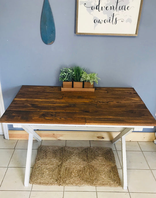 Modern Farmhouse X Base Desk (no chair)