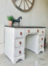 Load image into Gallery viewer, Vintage Rustic Farmhouse Desk
