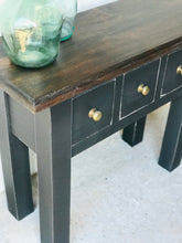 Load image into Gallery viewer, Chunky Rustic Entryway Table