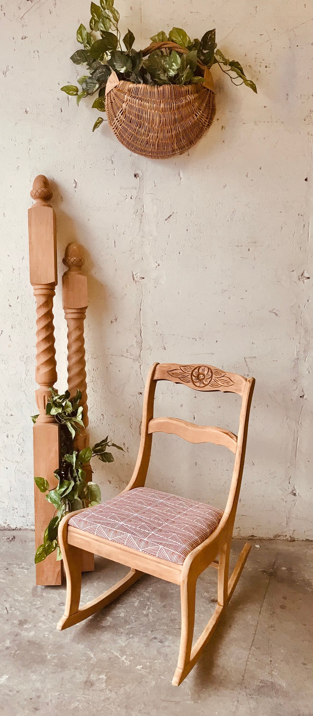 Pretty & Petite Antique Rocking Chair