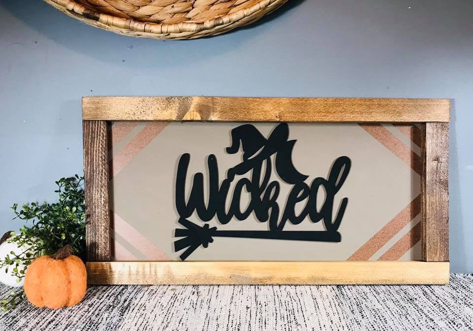 Wicked 3D sign