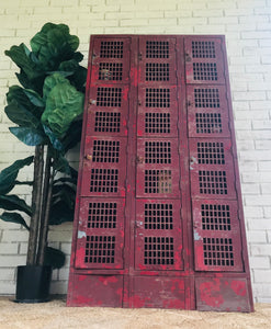 Amazing Salvaged Industrial Chippy Lockers