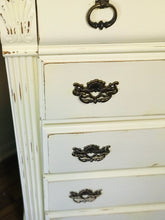 Load image into Gallery viewer, Amazing Solid Wood Vintage Yellow Dresser Set