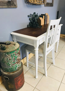 Pretty Rustic Farmhouse Desk & Chair