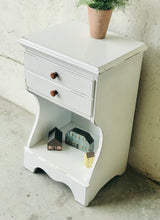 Load image into Gallery viewer, Pretty Single Farmhouse Nightstand