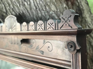 Antique Salvaged Eastlake Mirror & Frame
