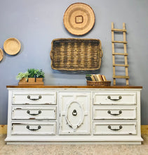 Load image into Gallery viewer, Stunning Farmhouse Buffet or TV Stand