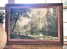 Load image into Gallery viewer, Large vintage framed art