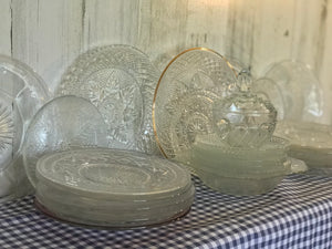 Vintage Crystal Dish Lot