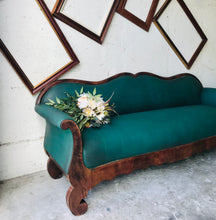 Load image into Gallery viewer, Beautiful Antique Wood Frame Sofa