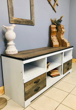 Load image into Gallery viewer, Beautiful Rustic Modern Farmhouse TV Stand