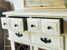 Load image into Gallery viewer, Revamped Farmhouse Wine Cabinet