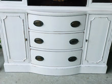 Load image into Gallery viewer, Beautiful Antique Farmhouse Open China Cabinet