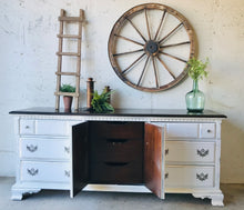 Load image into Gallery viewer, Stunning Large Vintage Farmhouse Buffet