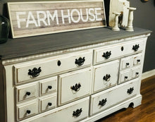 Load image into Gallery viewer, Farmhouse Vintage Buffet or TV Stand