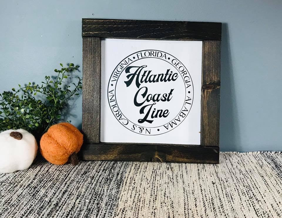 Atlantic coast line sign