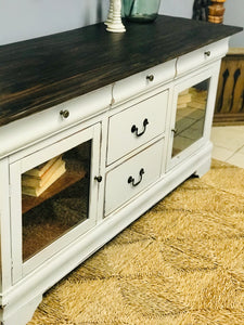 Pretty Farmhouse Buffet or TV Stand