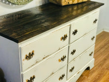 Load image into Gallery viewer, Vintage Farmhouse Buffet or Dresser