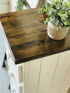 Adorable Skinny Farmhouse Chest of Drawers