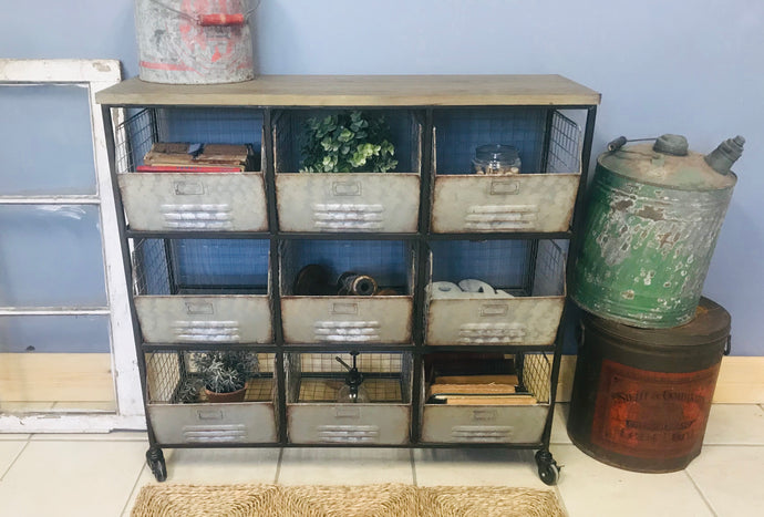 Amazing Industrial Rolling Storage Cart