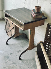 Load image into Gallery viewer, Cool Vintage Industrial School Desk