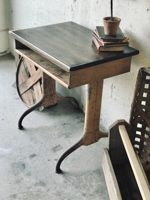 Cool Vintage Industrial School Desk